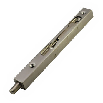 暗藏式不锈钢插销 防盗插销 盒式插销 对开门固定插销1190000 10寸