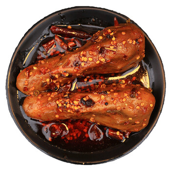 干锅麻辣鸭头香辣卤味零食真空卤鸭头散装160gxs0 五香