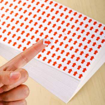 58张红色返工箭头标识小贴纸不良品不合格记号不干胶标签贴