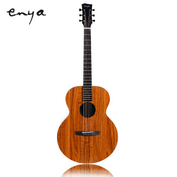 恩雅(enya) EMX1E科技旅行吉他混合全单民谣木吉他初学者儿童小吉他guitar36英寸电箱款