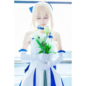 cosplay莉莉 蓝百合礼服 蓝百合订做尺码备注 l