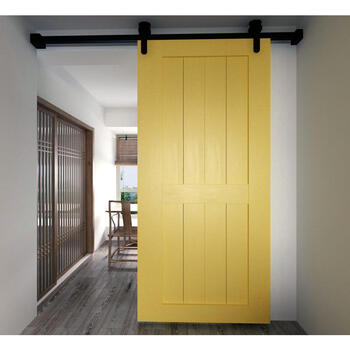 实木谷仓门移门美式厨房门卫生间门卧室推拉门定制实木室内门 定制每