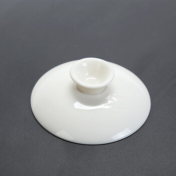 智汇 盖碗盖子 白瓷 白瓷 3寸白色盖碗盖子6.7cm