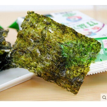韩国原装进口零食海苔紫菜 韩国zek竹盐烤海苔 儿童海苔 15g内3包