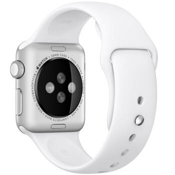 Apple Watch Sport 智能手表(38毫米银色铝金属表壳搭配白色运动型表带 MJ2T2CH/A）