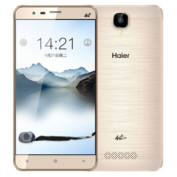海尔(Haier ) HL-6385T老年人智能手机移动4G 香槟金