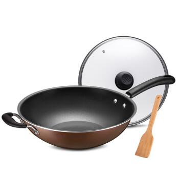 
                                        爱仕达炒锅ASD少油烟不粘锅 电磁炉通用烹饪锅具NWG8334E 34CM                