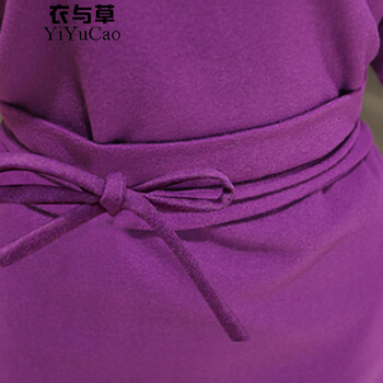 衣与草春季女装春款连衣裙蕾丝2016春秋装长袖修身显廋性感打底包臀裙子 女 白色. M