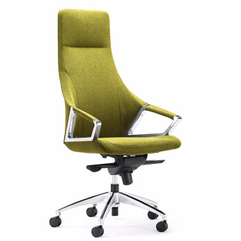 搜椅子（So Chair）人体工学电脑椅子时尚老板椅真皮家用办公椅会议椅子职员椅大班椅 高背绿色布绒