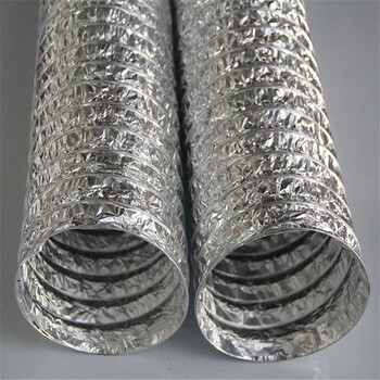 泽吾 空调铝箔通风管新风排风管风机软接工业机械设备排热 双面125*8