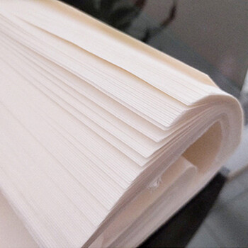 门扉 生宣纸四尺100张 宣纸100张生宣纸初学者书法国画半生半熟纸小楷