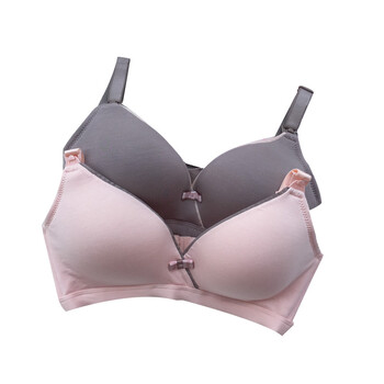 哺乳文胸怀孕期孕妇内衣夏季薄款聚拢下垂上托胸罩有型 咖啡 80c