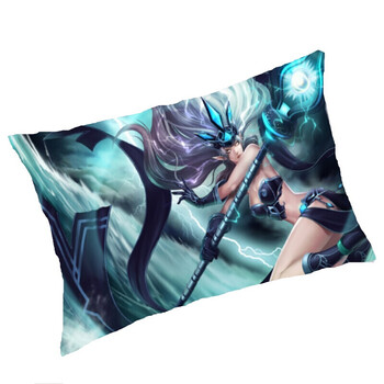 lol周边床枕长枕睡枕床头靠垫风暴之怒迦娜荆棘