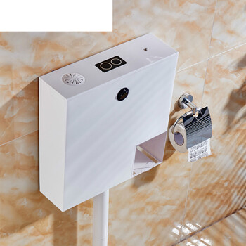 蹲便器感应水箱 厕所蹲坑感应水箱 挂壁冲水箱节能 卫浴rl 带清新剂