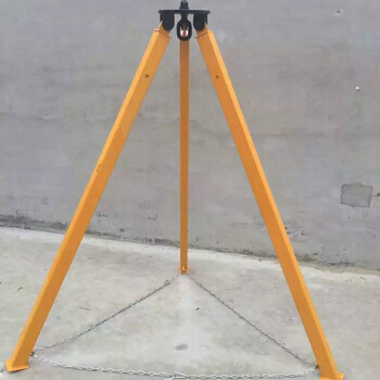 简易吊葫芦支架可伸缩式三脚架电动葫芦起重三角支架手拉葫芦手动