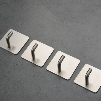 挂钩强力粘免打孔胶门后厨房浴室墙壁免钉无痕粘贴承重粘钩 正方形