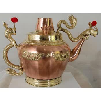 粥龙嘴加厚铜壶茶汤壶加厚过滤泡茶器电大号套餐大容量烧水黑茶龙颜堂