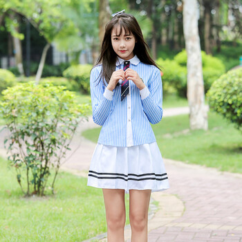 夏季校服套装学院风韩国毕业照班服初中高中学生韩版潮校园jk制服