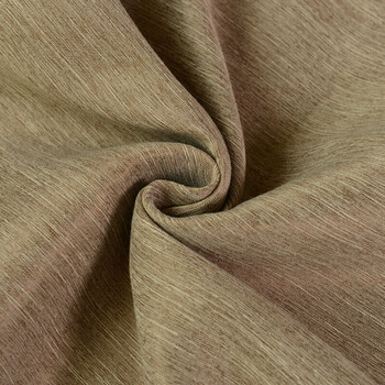 定做素色麻雪尼尔布料纱全遮光窗帘成品定制 深咖布 挂钩加工(每米)