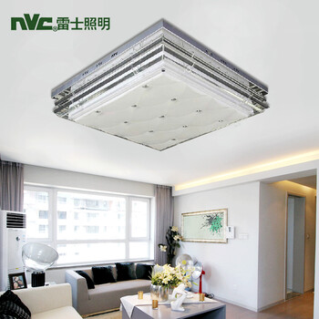 雷士NVC LED客厅灯 现代简约吸顶灯 书房灯卧室灯内置分控NVX2112/4*9W 正方形LED 36W 620mm*620mm