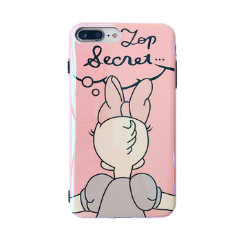 苹果x 粉色背影黛西-送挂绳