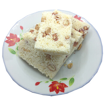 橙伯乐冻米糖江西赣州特产炒米糖手工休闲零食小吃花生米花糖糕点500g