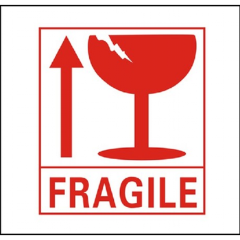 不干胶标签英文 中文 易碎标贴易碎警示标签小心易碎品贴纸 英文300贴
