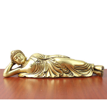 宇卓铜器 纯铜佛像黄铜佛像 卧佛躺佛释迦牟尼佛家居佛堂摆件都有 长