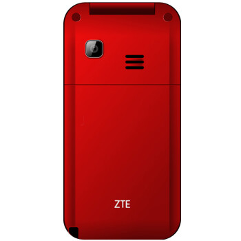 中兴（ZTE）L588 移动/联通2G 双卡双待 翻盖老人手机 红色