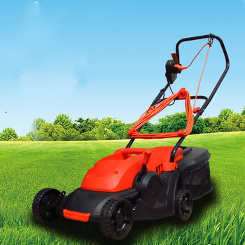 促销美国1200w割草机电动剪草机手推式家用草坪机打草机优 br1200w