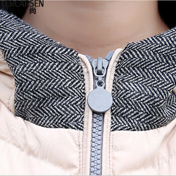 伊卡尚(YERCARSEN)2015秋冬韩版中长款修身马甲连帽时尚棉服女马夹 黄色 XL