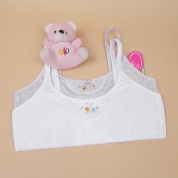 发育期文胸天天小学生文胸罩发育期少女内衣背心儿童女孩平杯胸衣钢托