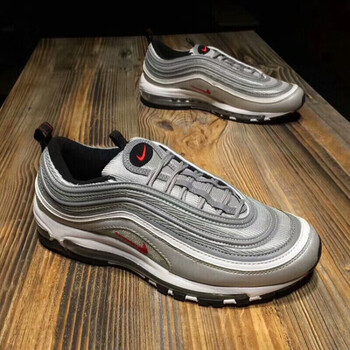 耐克男鞋air max 97全掌气垫跑步鞋女鞋银子弹头休闲运动鞋8841