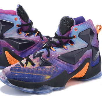 詹姆斯13代nba鸳鸯鞋2018新品詹姆斯13代高帮篮球鞋鸳鸯男勒布朗夜光