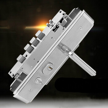 不锈钢防盗门锁 加厚大门锁全钢锁体 套装升级超c锁芯 >55mm