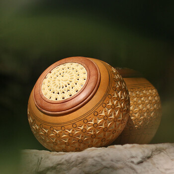 蝈蝈罐蛐蛐笼子竹蛉鸣虫文玩把件