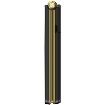康佳（KONKA）K66 移动/联通2G翻盖老人手机 黑色+金色