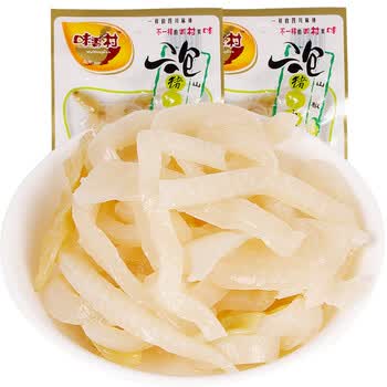 新款泡椒猪皮10袋四川特产食品泡椒零食小吃80g