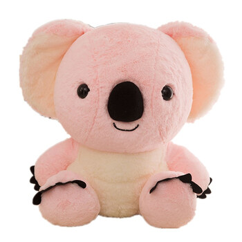 摸摸头情侣考拉毛绒玩具公仔 情侣考拉粉红色 50cm