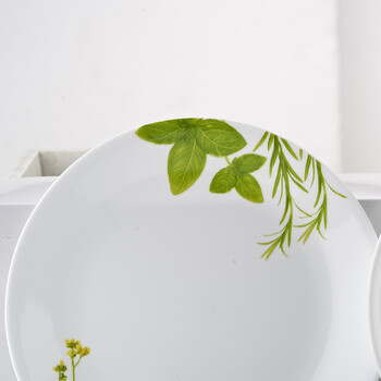 康宁餐具Corelle20件套装欧洲香草玻璃餐具饭碗深盘