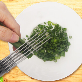 
                                        愉家多层剪刀葱花剪优质不锈钢多功能厨房剪刀碎纸剪碎花剪                