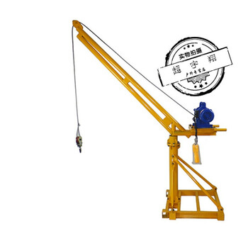 小型家用吊机提升机吊粮吊砖220v室外起重机吊车电动建筑上料装修吊机