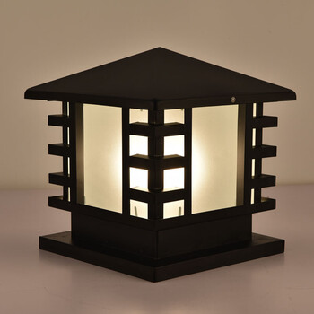 户外方形柱头灯围墙灯别墅大门灯门柱灯庭院小区灯室外灯式灯 瓦顶:20