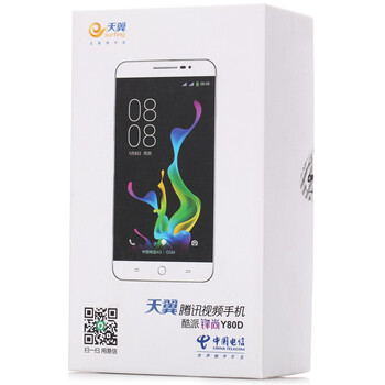 酷派（Coolpad）锋尚Y80D 粉色 电信4G手机 双卡双待