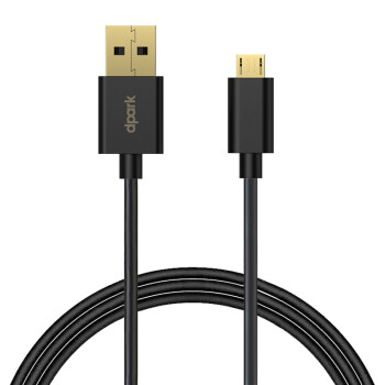 d-park 小米数据线 安卓手机充电宝器线usb 适用红米note3/小米max/2s 黑色
