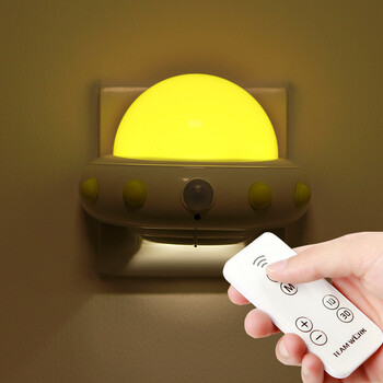 插电led卧室床头婴儿喂奶遥控节能光控迷你儿童房可爱家用小夜灯 遥控