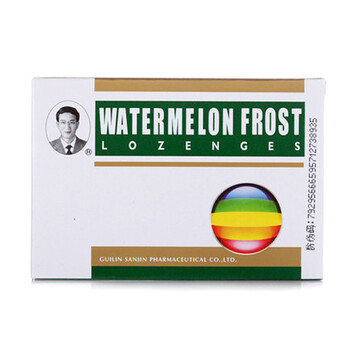 三金 西瓜霜润喉片 12片*2板 西瓜霜 5盒装