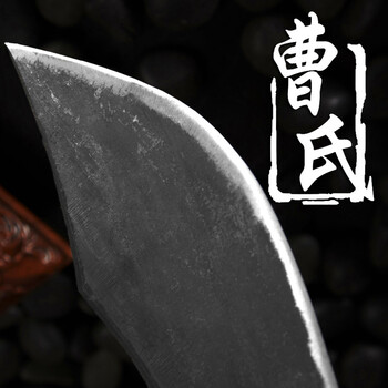 曹家刀 手工锻打剥皮刀开肉刀分割刀具菜刀 切片刀厨房