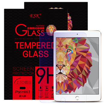 
                                                            毕亚兹 苹果iPad Mini2/3/1钢化膜 抗蓝光 迷你2高清防爆玻璃保护贴膜 弧边 防刮花 PM12                