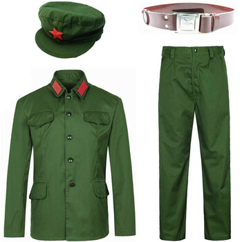老式怀旧65军装涤卡的确良老军装65式越战老套装 衣 裤 帽子 腰带